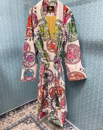 Versace Baroque Silk Robe