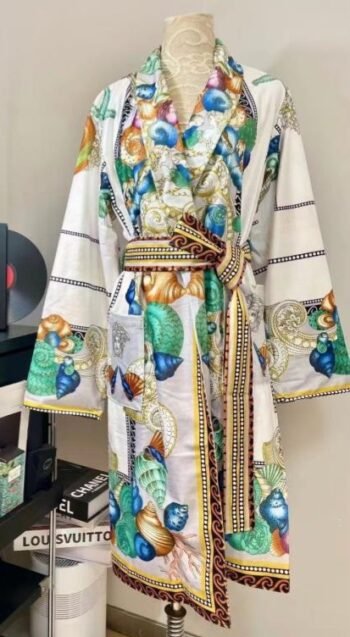 Versace Baroque Silk Robe