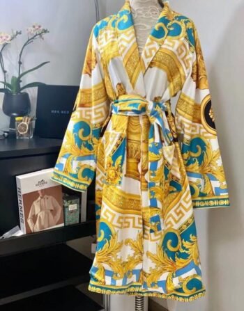 Versace Baroque Silk Robe